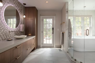Spa Bathrooms for New England Winters: Layouts & Features Homeowners Love