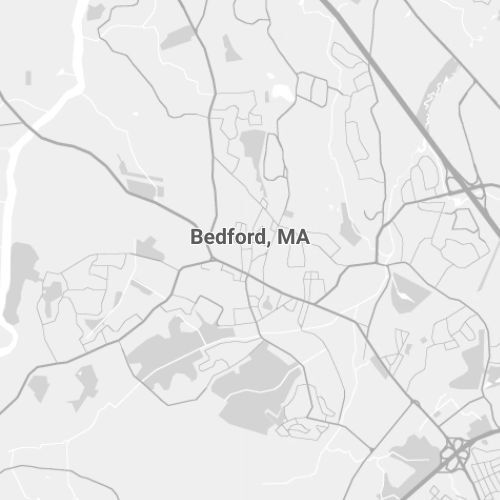 Bedford, MA map