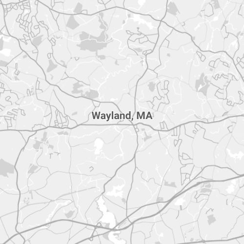 Wayland, MA map